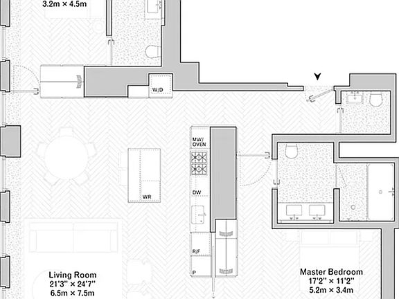 2nd image of 16 W 40th St #25C