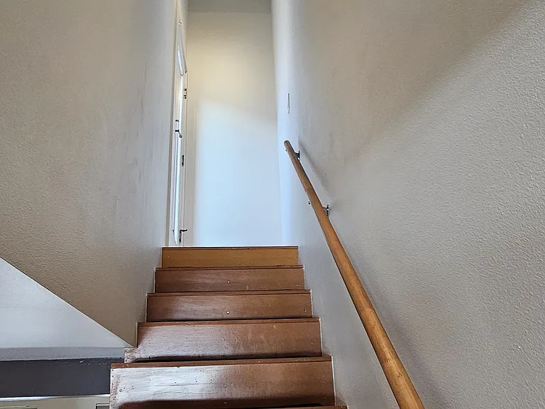 Stairway to Rooftop Deck