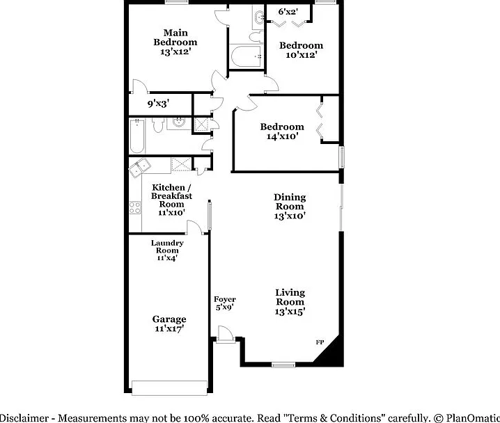 3 bed, 2.0 bath, 1326 sqft, $2,005 — Photo 2
