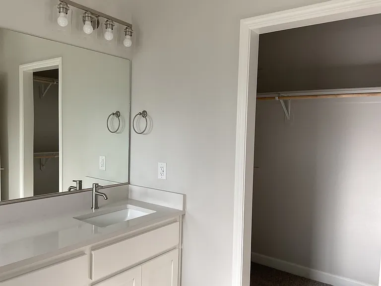 Master bath, closet