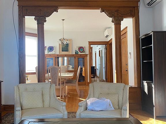Living room looking into unit.