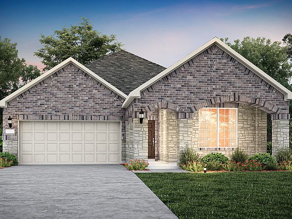 The Orchard, a one-story home with 2-car garage, shown with Home Exterior 37