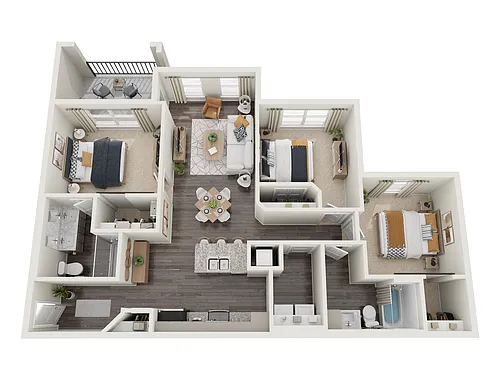 Floor plan 3 Bedroom