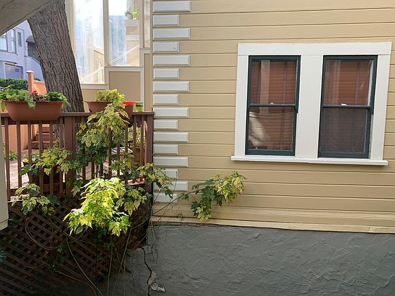 outside of the building with a deck that can be used