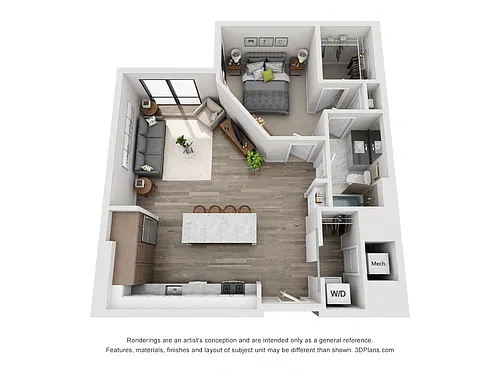 Floor plan 1D1