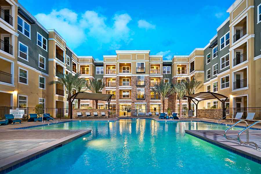 Resort-style pool and spa