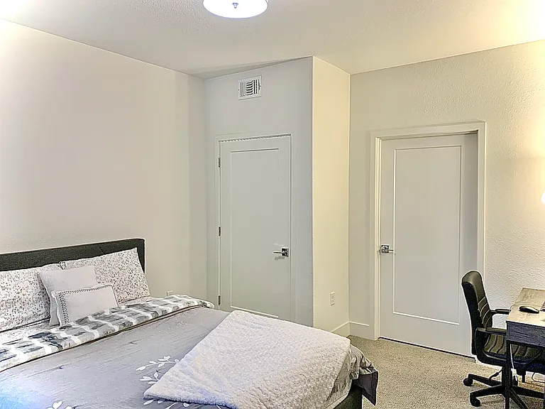 Third Bedroom with Attached Bathroom(downstairs)