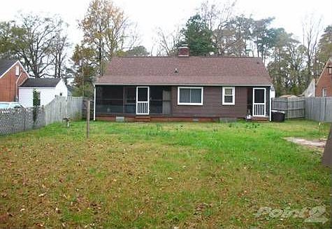 Large back yard