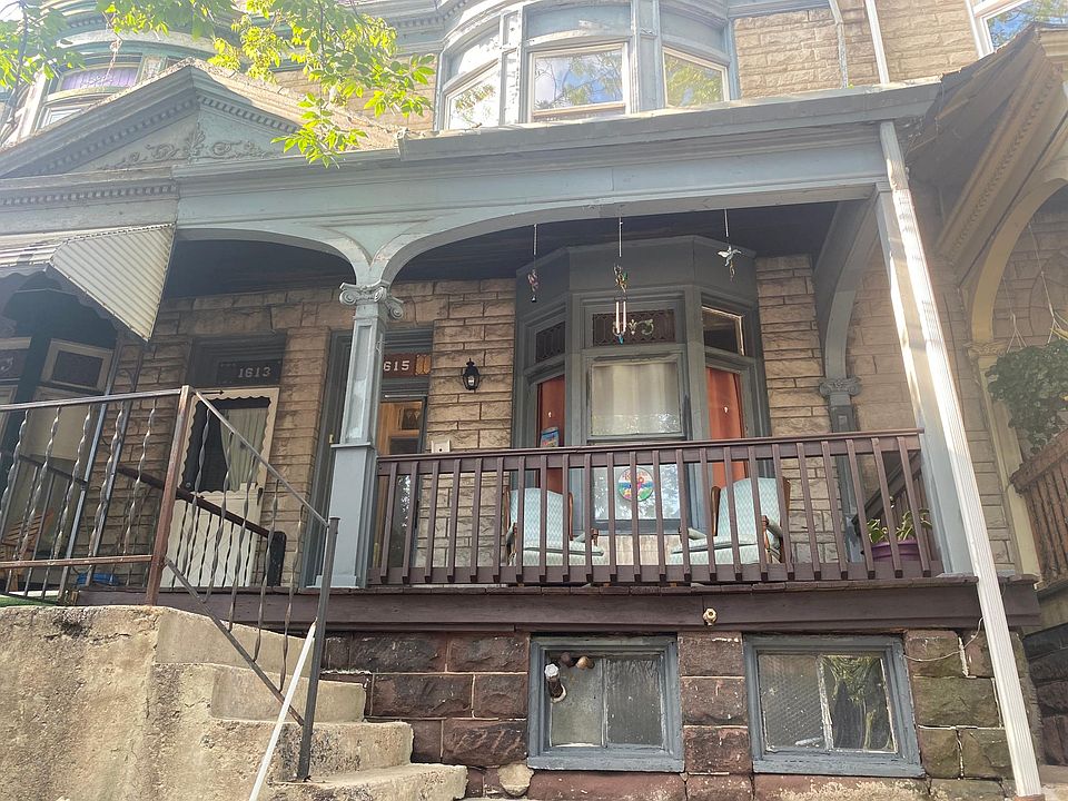Front porch of the residence with a secure front door which is always locked.