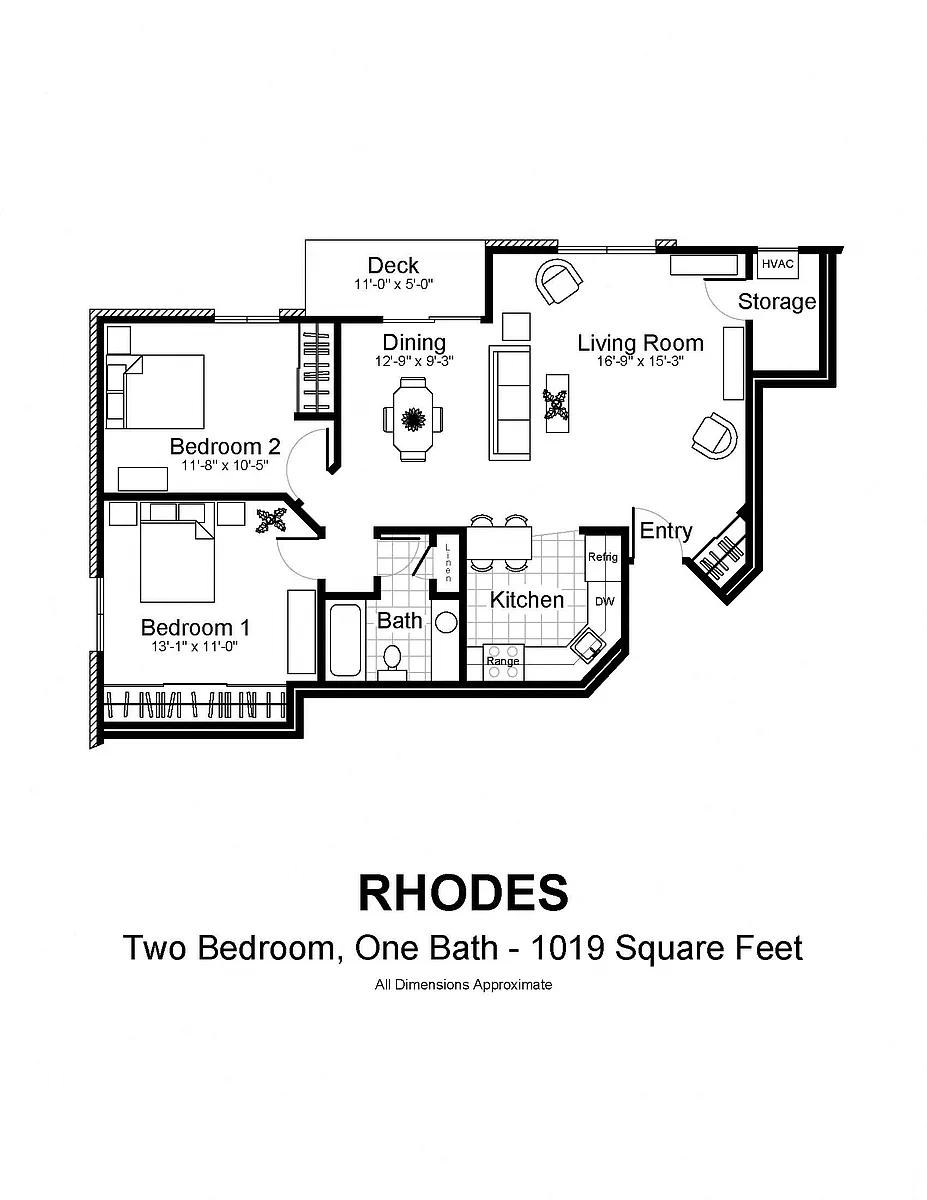Floor plan Rhodes