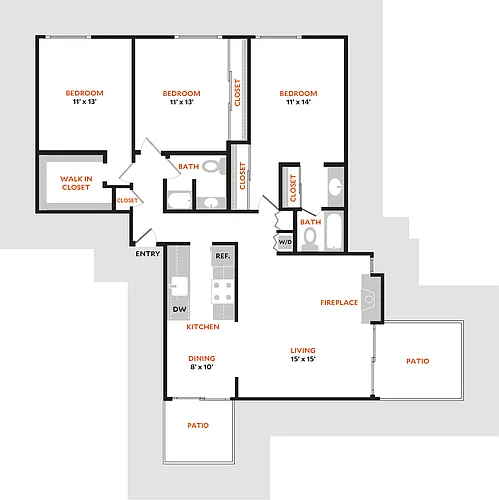 Floor plan Plan 3A