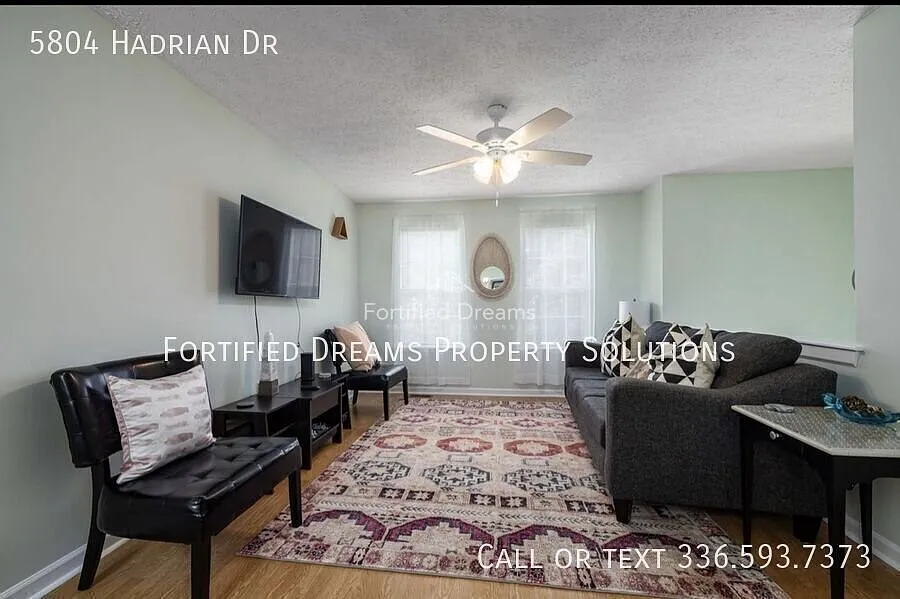 Spacious 5-Bedroom Rental on a Quiet fenced yard 5804 Hadrian Drive, Durham, NC — Photo 2