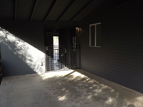 Carport of the house