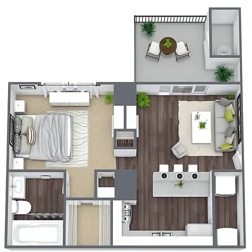 Floor plan A1 Bronze