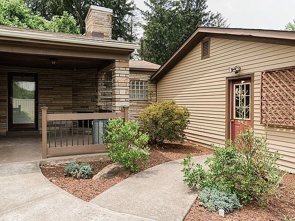 Covered Porch with Fireplace