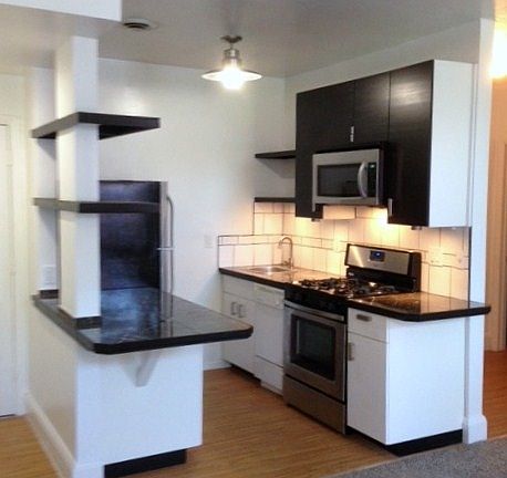 Recently Renovated Kitchen that opens to Living/Dining area