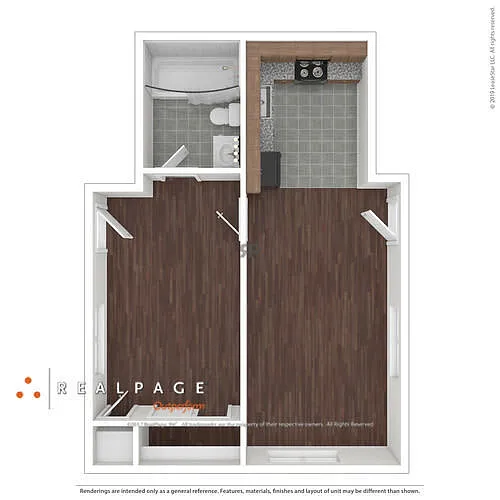 Floor plan 1X1