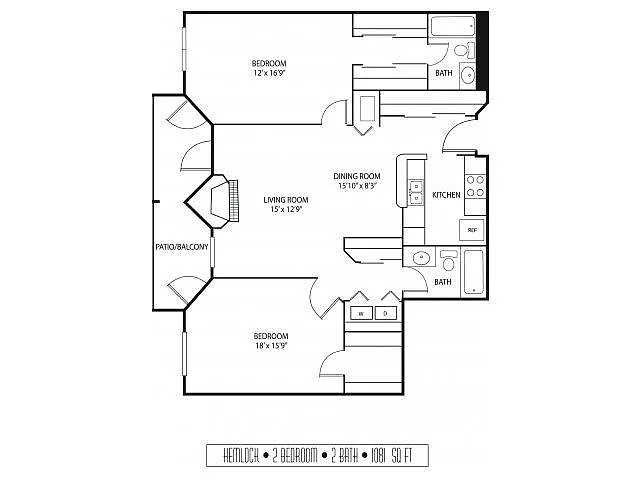 Floor plan Hemlock