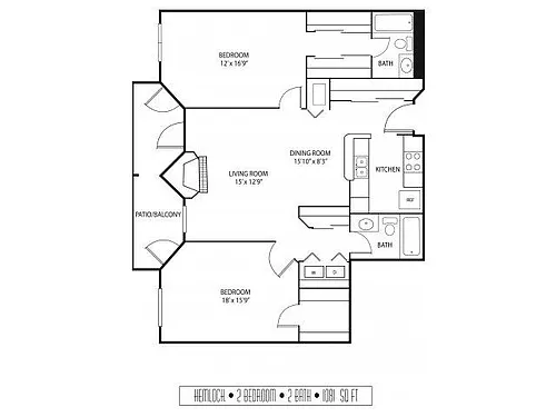 Floor plan Hemlock
