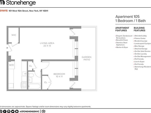 2nd image of 101 W 15th St APT 105