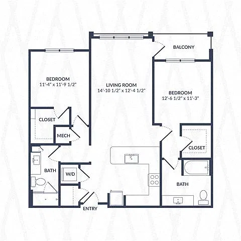 Floor plan B1A