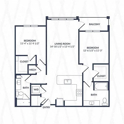 Floor plan B1A