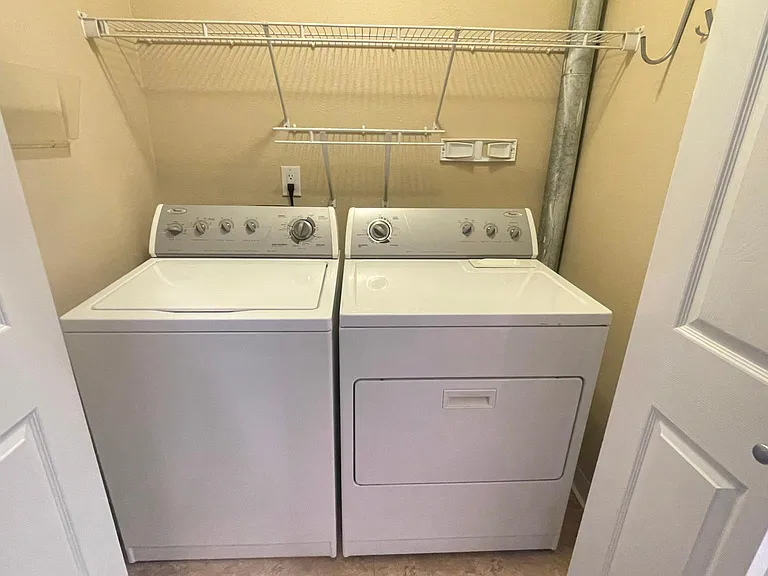 Separate Laundry Room with Washer and Dryer Full Hook-ups (=2nd door to left)