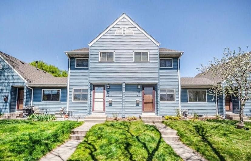 front of townhouse