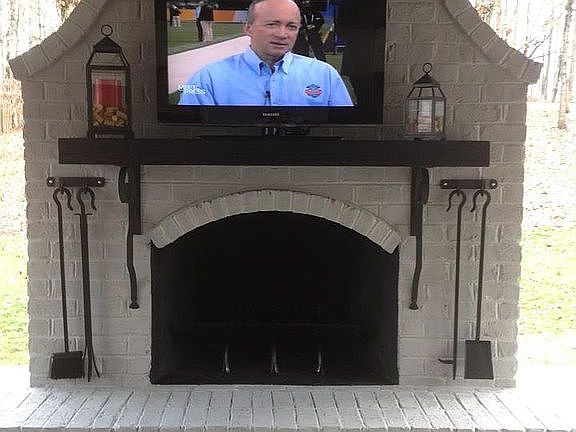 Custom Built Fireplace