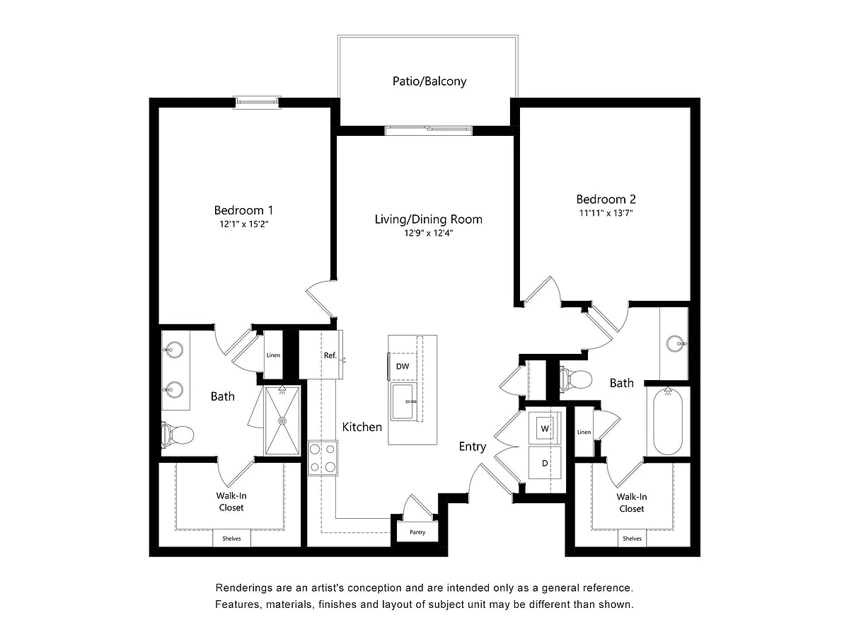 Floor plan 2B1