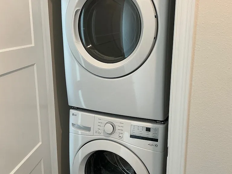 In suite washer and dryer
