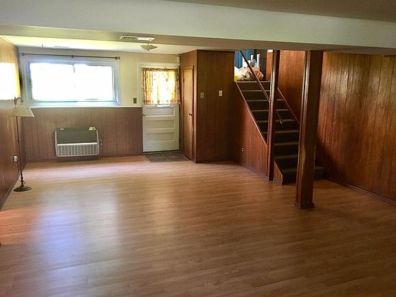 Family room with door to large yard