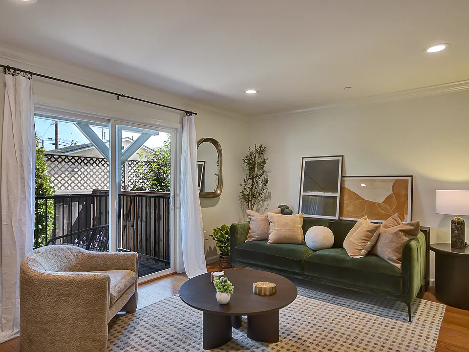 Living Room with Bright Natural Lighting