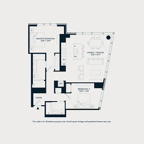Floor plan Waterline 2: B8
