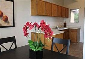 Dining room kitchen view