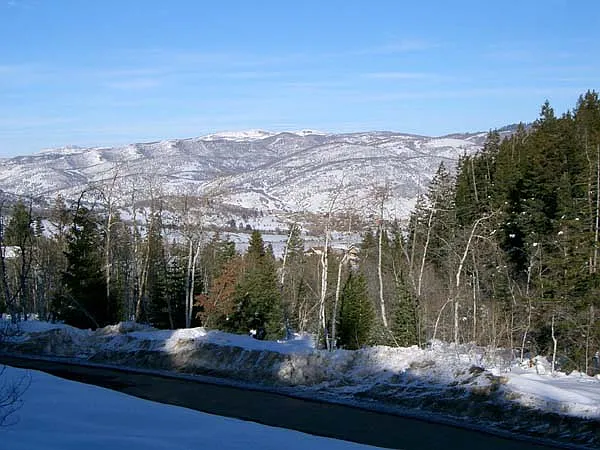 View from master bedroom and deck