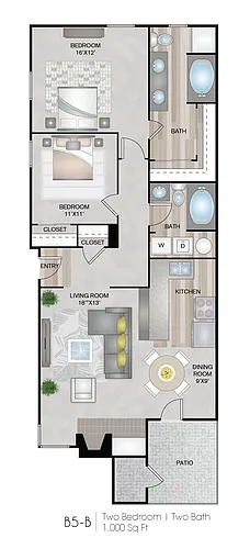 Floor plan B5-B