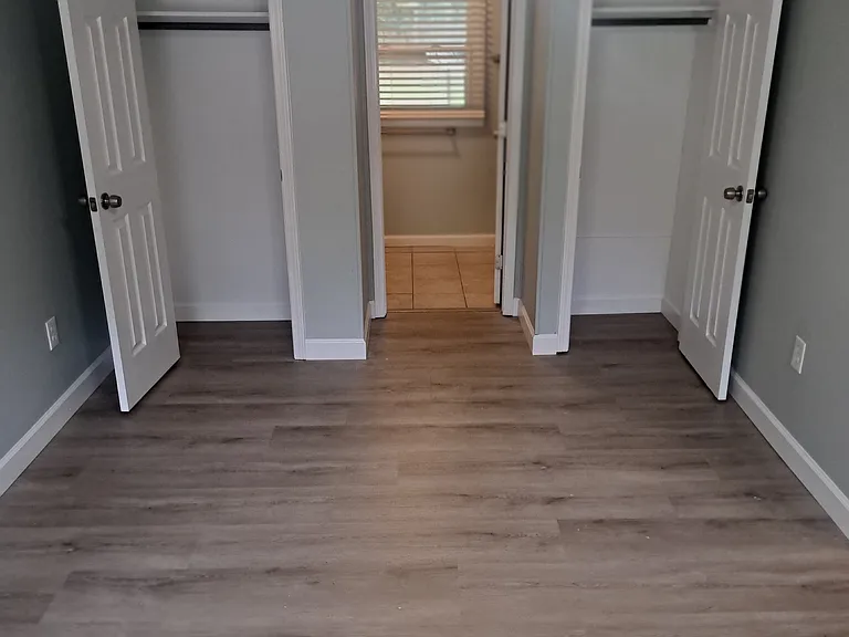 Master Bedroom looking towards bathroom