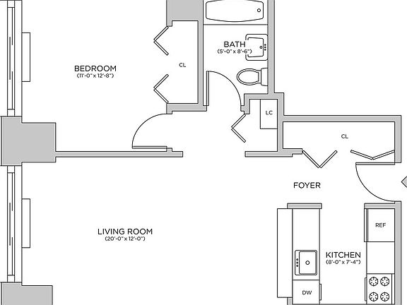 2nd image of 420 W 42nd St APT 32A