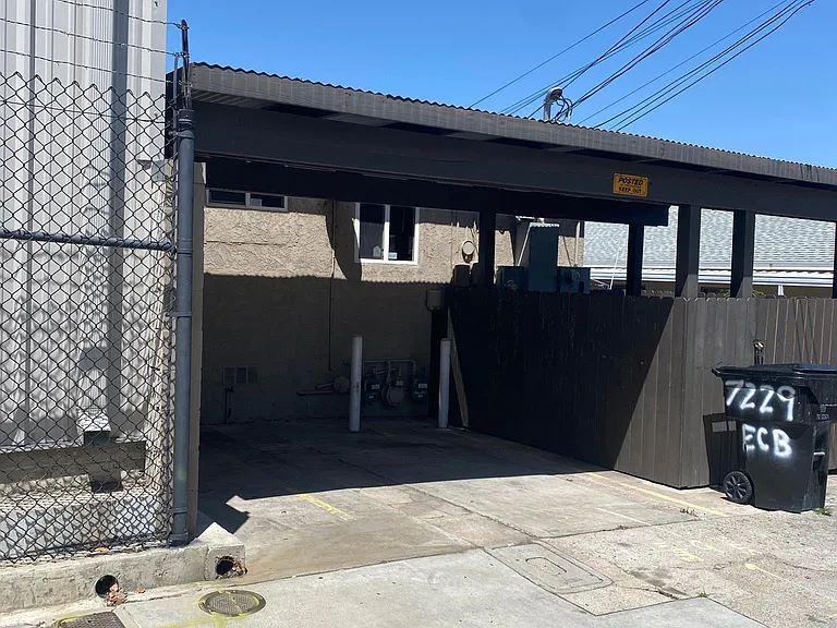 Parking spot off of alley