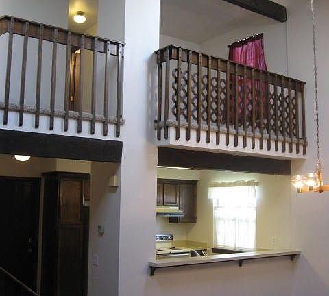 kitchen loft/ study above