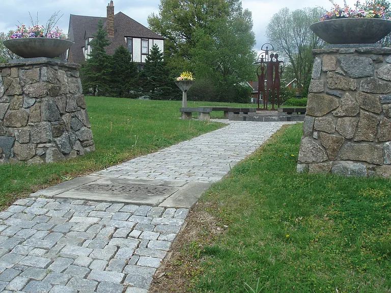 park in the middle of the desirable covedale garden district, 2 blocks down the road