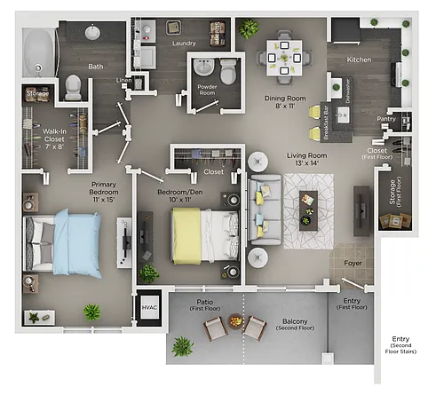 Floor plan B1R