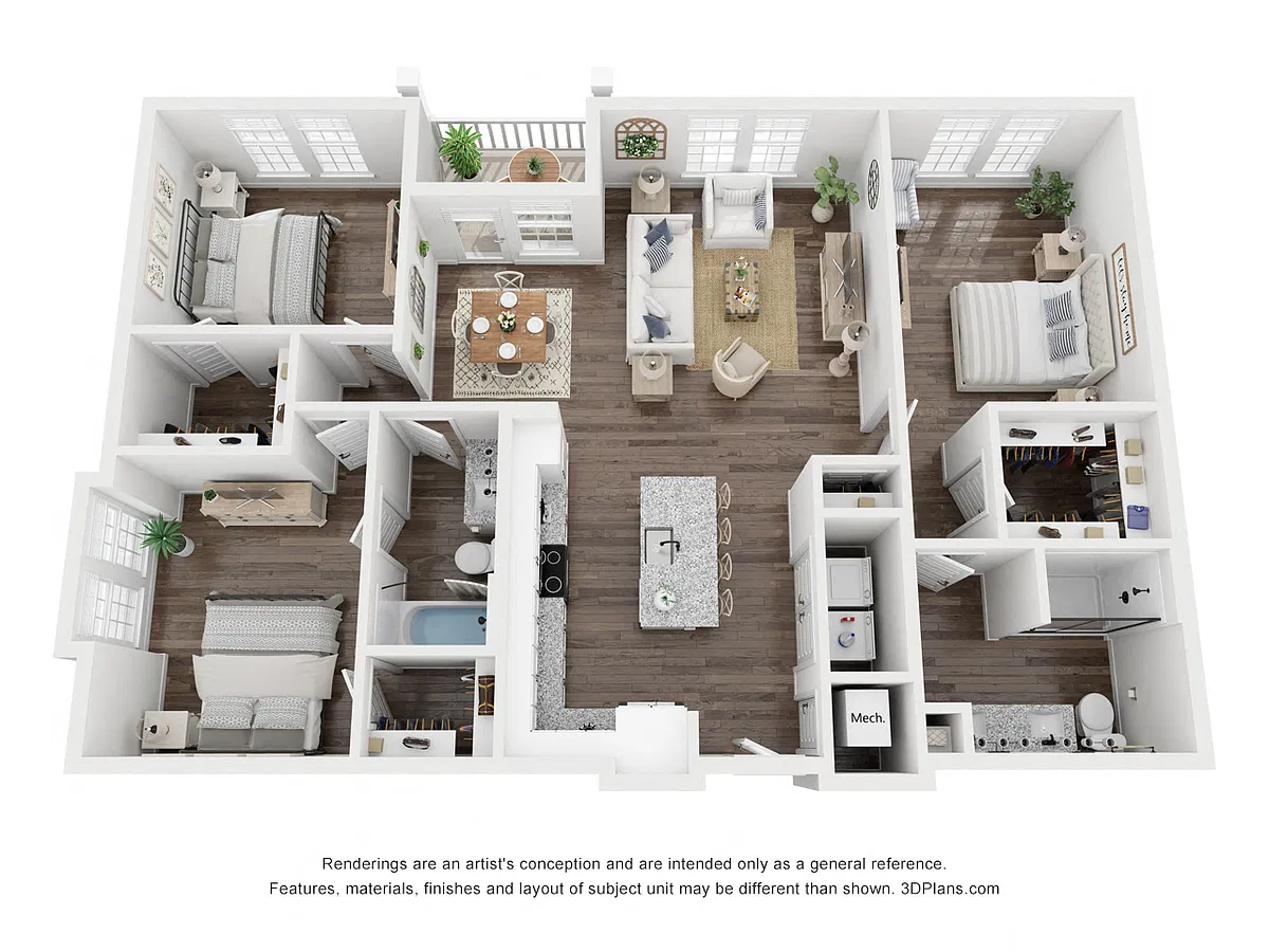 Floor plan Saint Johns