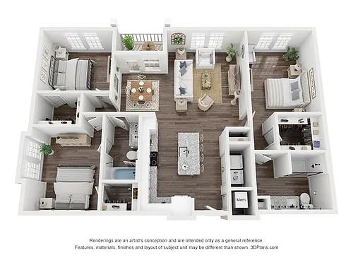 Floor plan Saint Johns