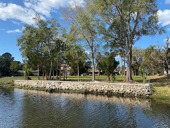 Seawall ready for new dock. 