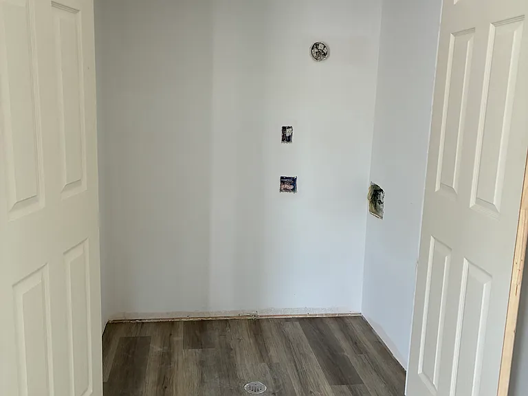 Will have a stacked washer/dryer installed this week as well as storage beside it.