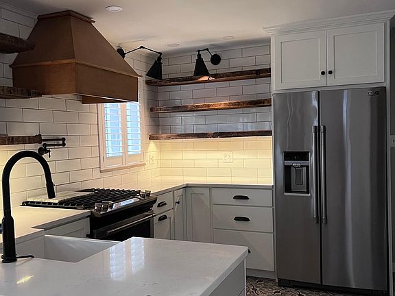 Open Kitchen with Shelving