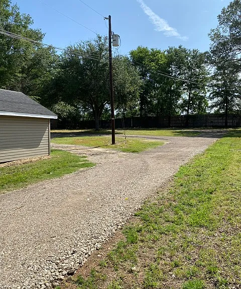 Entrance to back