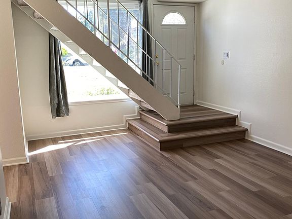 Small nook under stairs